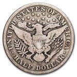 1906-D Barber Half Dollar VG