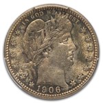1906-D Barber Quarter MS-65 PCGS