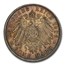 1906 German States AR 5 Mark Baden Friedrich I MS-65 PCGS