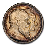 1906 German States AR 5 Mark Baden Friedrich I MS-65 PCGS