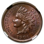 1906 Indian Head Cent MS-65 NGC (Brown)