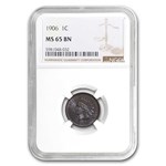 1906 Indian Head Cent MS-65 NGC (Brown)