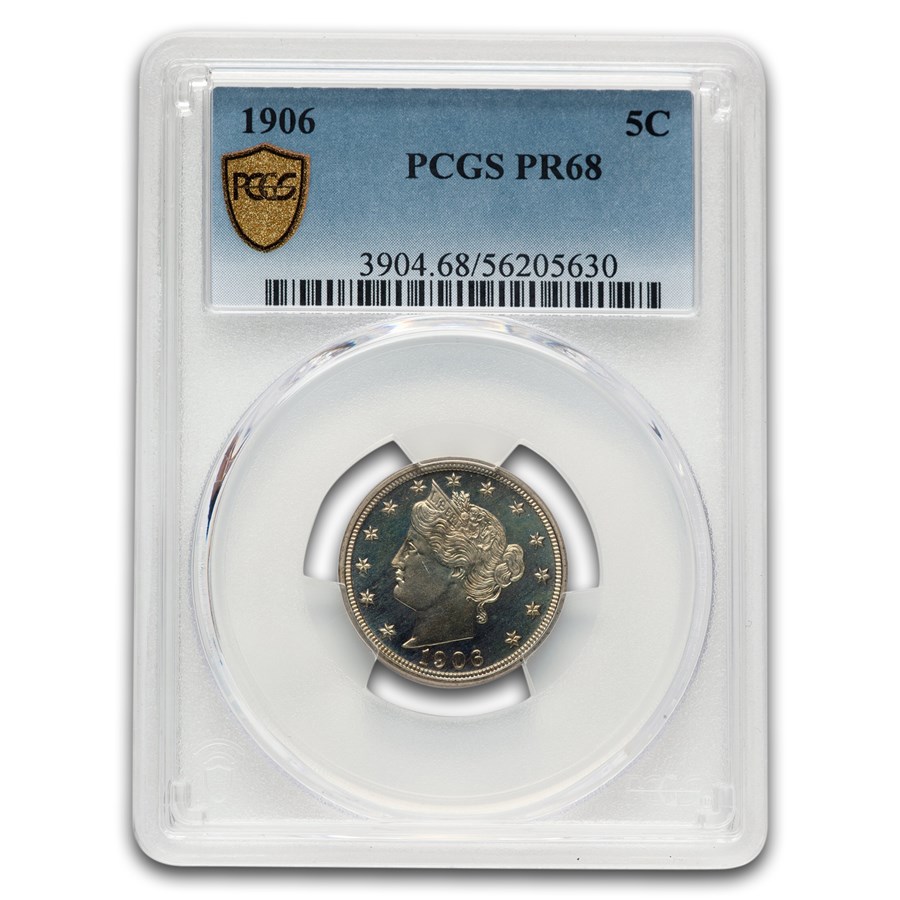 1906 Liberty Head Nickel PR-68 PCGS