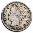 1906 Liberty Head V Nickel Fine