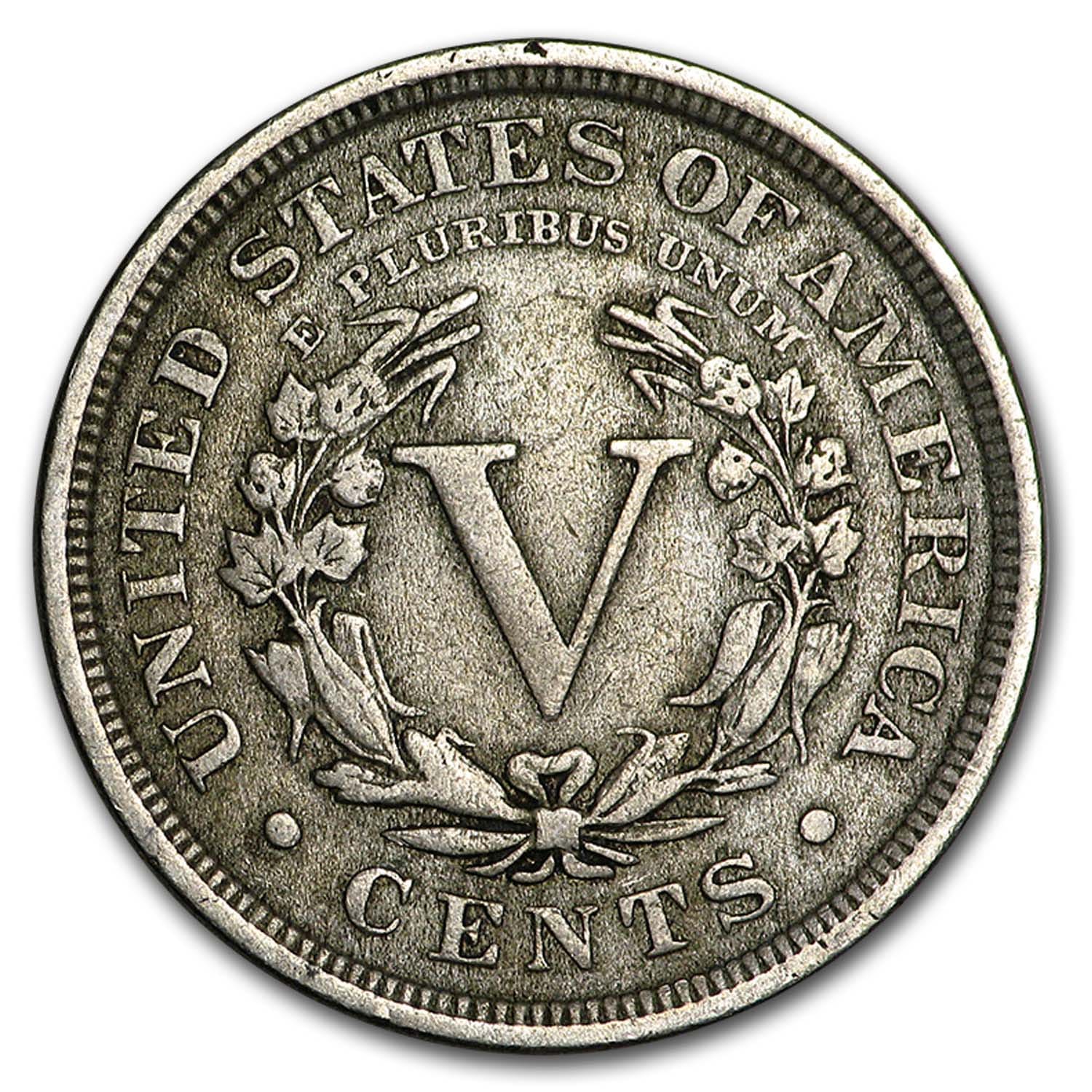 Buy 1906 Liberty Head V Nickel VF | APMEX