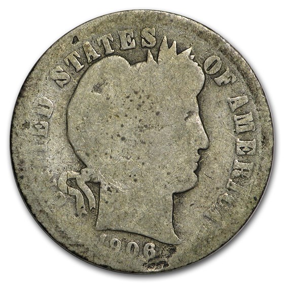 1906-O Barber Dime AG 1906-O Barber Dime AG