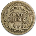 1906-O Barber Dime Good