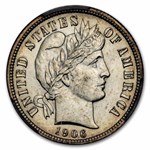 1906-O Barber Dime MS-63 PCGS