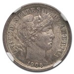 1906-O Barber Dime MS-64 NGC