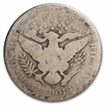 1906-O Barber Half Dollar 20-Coin Roll Avg Circ