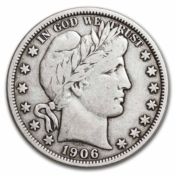 1906-O Barber Half Dollar VF 1906-O Barber Half Dollar VF
