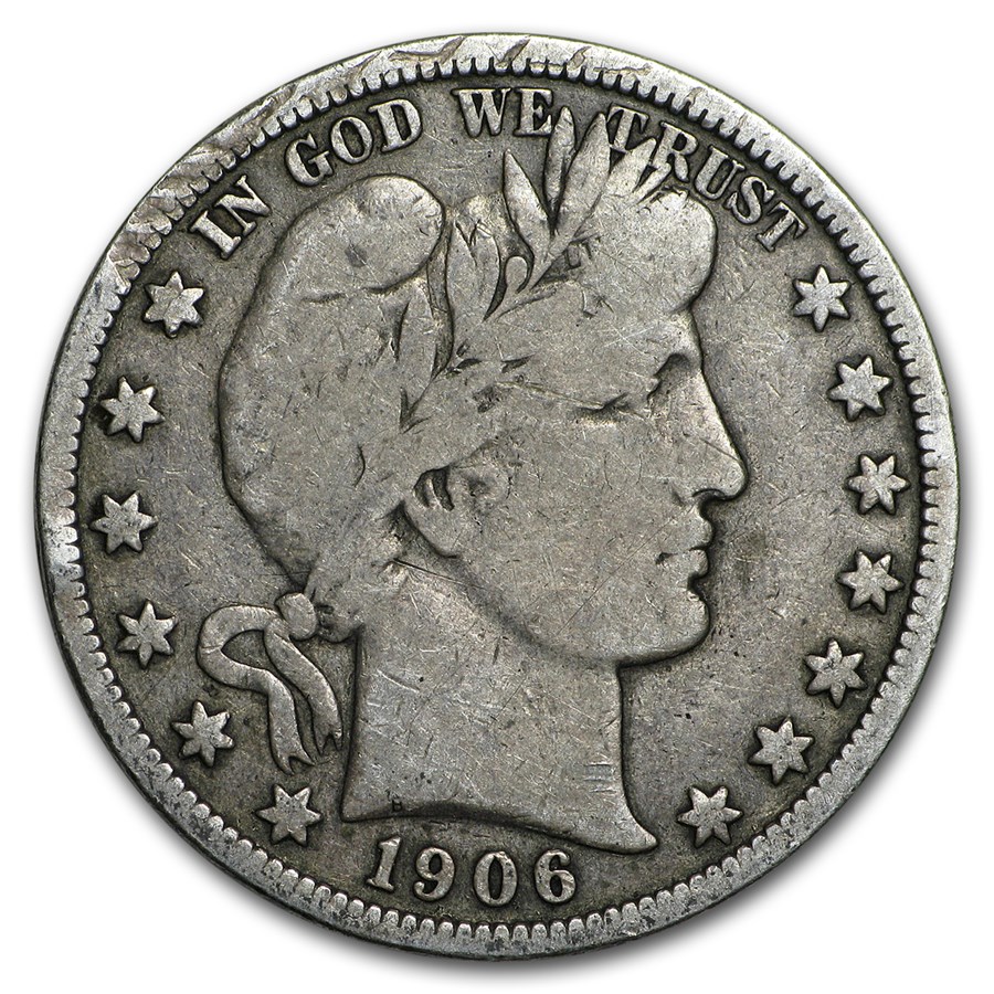 1906-O Barber Half Dollar VG