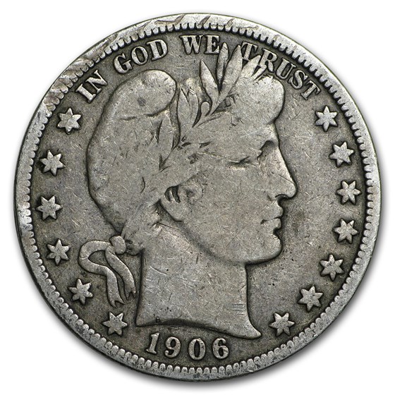 1906-O Barber Half Dollar VG 1906-O Barber Half Dollar VG