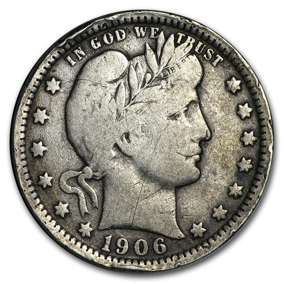 1906-O Barber Quarter Fine 1906-O Barber Quarter Fine