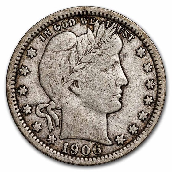 1906-O Barber Quarter VF 1906-O Barber Quarter VF