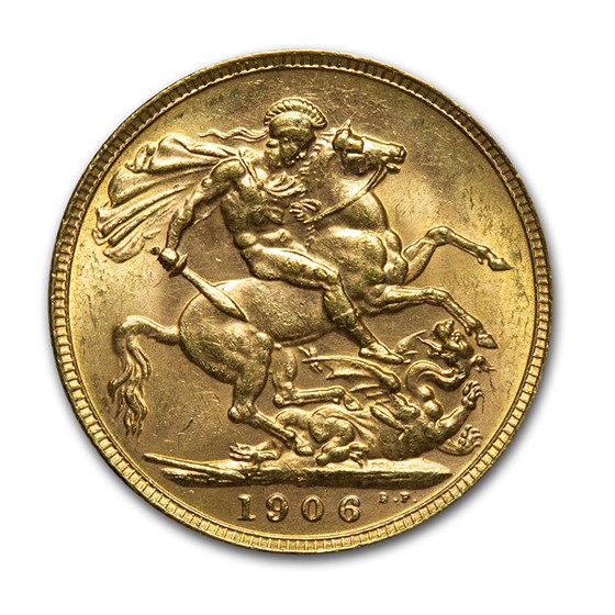 1906-P Australia Gold Sovereign Edward VII BU 1906-P Australia Gold Sovereign Edward VII BU