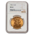 1906-S $20 Liberty Gold Double Eagle MS-62 NGC