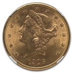 1906-S $20 Liberty Gold Double Eagle MS-63 NGC