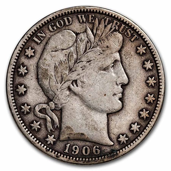 1906-S Barber Half Dollar VF 1906-S Barber Half Dollar VF