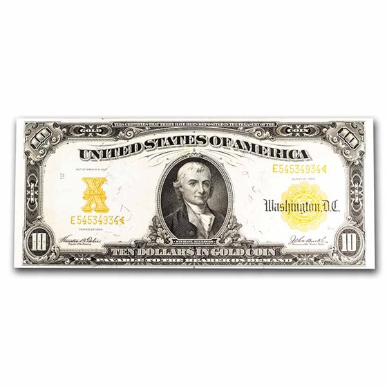 1907 $10 Gold Certificate AU (Fr#1171) 1907 $10 Gold Certificate AU (Fr#1171)