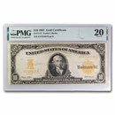 1907 $10 Gold Certificate VF-20 PMG (Fr#1172)