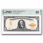 1907 $10 Gold Certificate XF-40 PMG (Fr#1167)