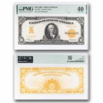 1907 $10 Gold Certificate XF-40 PMG (Fr#1167)