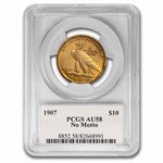1907 $10 Indian Gold Eagle AU-58 PCGS (St. Gaudens label)