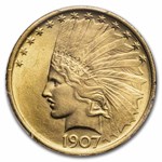 1907 $10 Indian Gold Eagle MS-63 PCGS