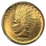 1907 $10 Indian Gold Eagle MS-66 NGC