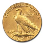 1907 $10 Indian Gold Eagle Wire Edge MS-64 PCGS