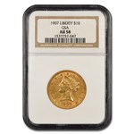 1907 $10 Liberty Gold Eagle AU-58 NGC (GSA)