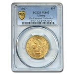 1907 $10 Liberty Gold Eagle MS-63 PCGS