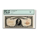 1907 $1000 Gold Certificate VF-20 PCGS (Fr#1219-D)