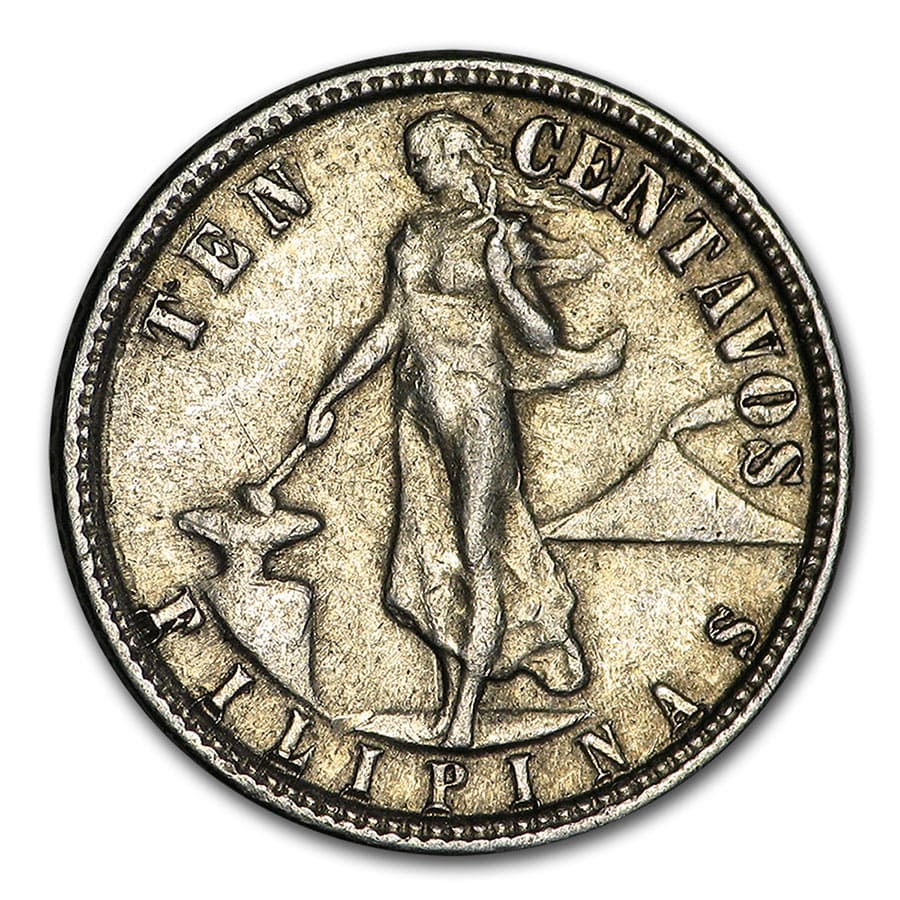 Buy 1907-1946 Philippines Silver 10 Centavos Avg Circ | APMEX