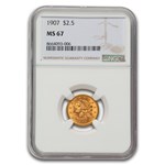 1907 $2.5 Liberty Quarter Eagle MS-67 NGC