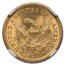 1907 $2.50 Liberty Gold Quarter Eagle MS-65 NGC