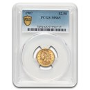 1907 $2.50 Liberty Gold Quarter Eagle MS-65 PCGS