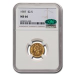 1907 $2.50 Liberty Gold Quarter Eagle MS-66 NGC CAC