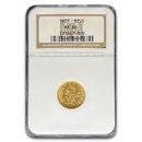 1907 $2.50 Liberty Gold Quarter Eagle MS-66 NGC