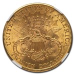 1907 $20 Liberty Gold Double Eagle MS-62 NGC