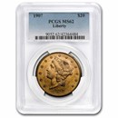 1907 $20 Liberty Gold Double Eagle MS-62 PCGS 1907 $20 Liberty Gold Double Eagle MS-62 PCGS
