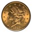 1907 $20 Liberty Gold Double Eagle MS-63 PCGS