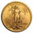 1907 $20 Saint-Gaudens Gold Double Eagle AU
