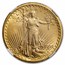 1907 $20 Saint-Gaudens Gold Double Eagle MS-62 NGC