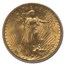 1907 $20 Saint-Gaudens Gold Double Eagle MS-62 PCGS