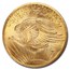 1907 $20 Saint-Gaudens Gold Double Eagle MS-63 PCGS