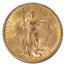 1907 $20 Saint-Gaudens Gold No Motto MS-63 PCGS (Rough Rider)
