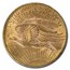 1907 $20 Saint-Gaudens Gold No Motto MS-63 PCGS (Rough Rider)