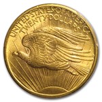 1907 $20 St. Gaudens Double Eagle PCGS (Prospector Label)